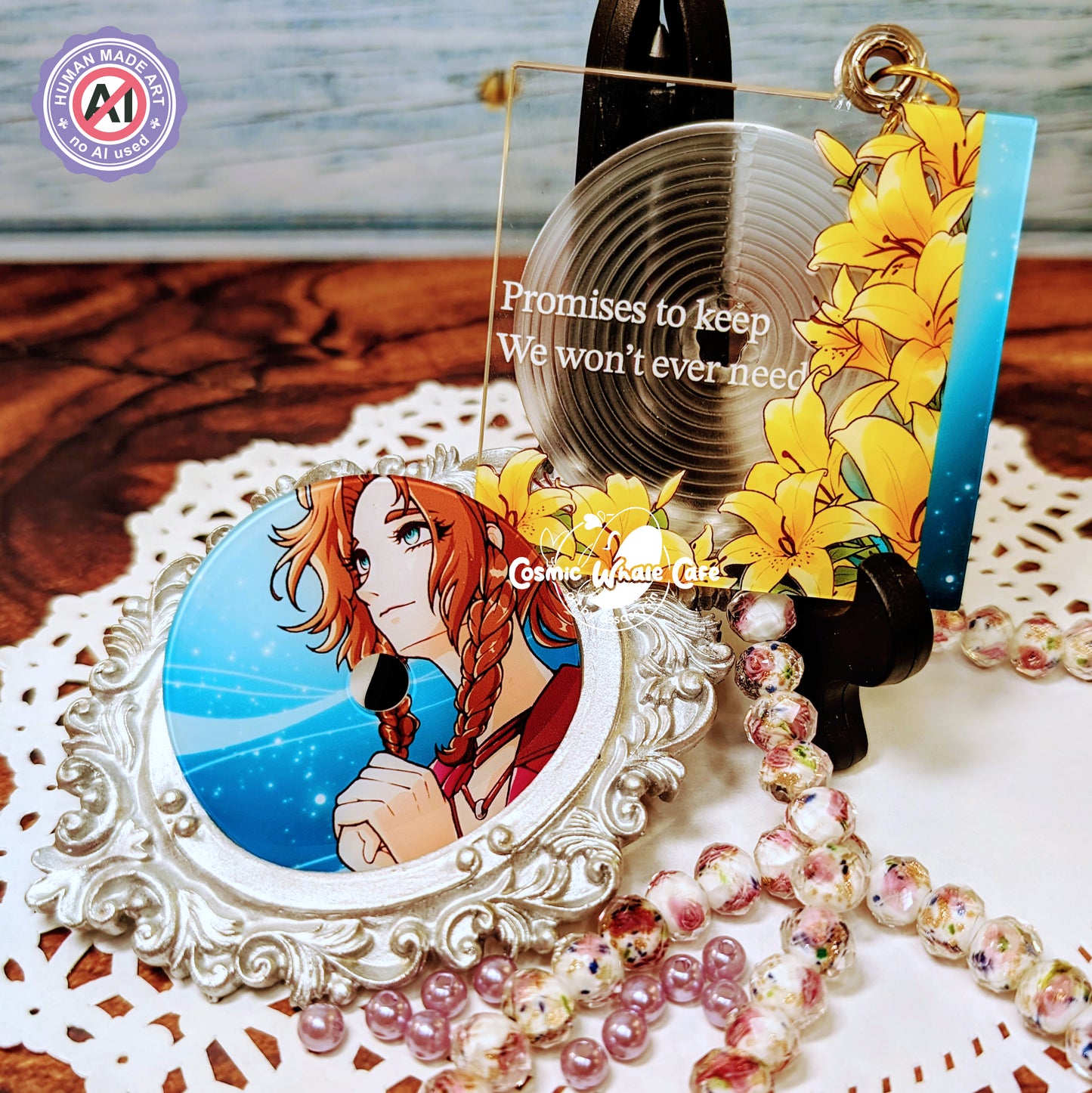 FF7R - No Promises to Keep Acrylic CD Charm