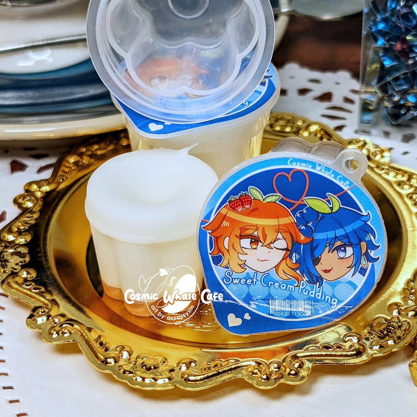 Genshin Impact - Sweet Vanilla (Diluc/Kaeya) Pudding Charm